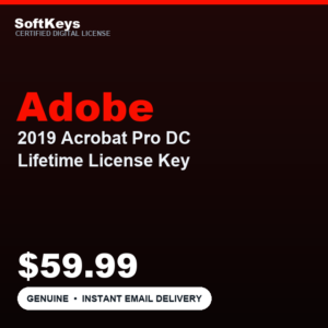 2019 Adobe Acrobat Pro DC Lifetime License Key for Windows