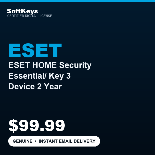 ESET HOME Security Essential/Internet Security Key 3 Device 2 Year