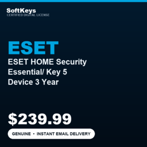 ESET HOME Security Essential/Internet Security Key 5 Device 3 Year