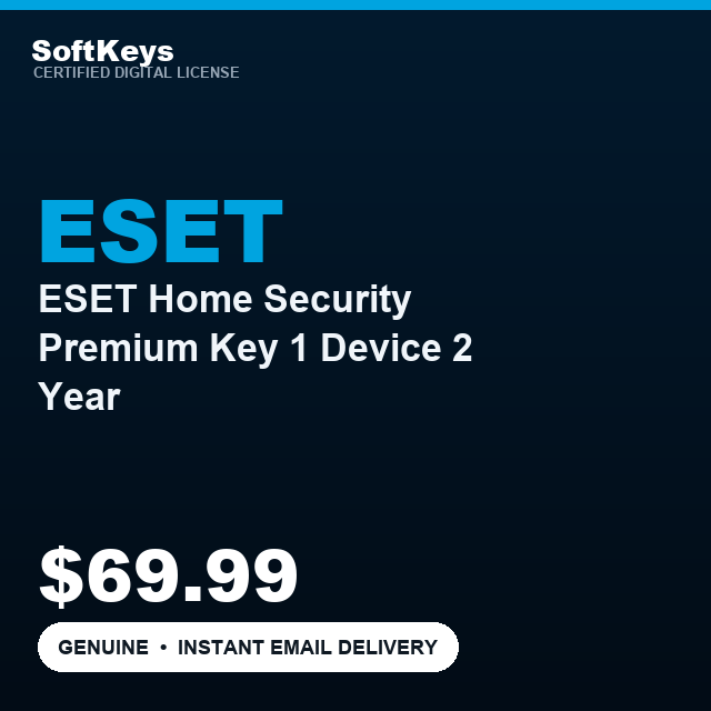 ESET Home Security Premium Key 1 Device 2 Year
