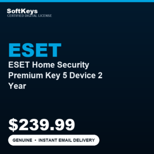 ESET Home Security Premium Key 5 Device 2 Year