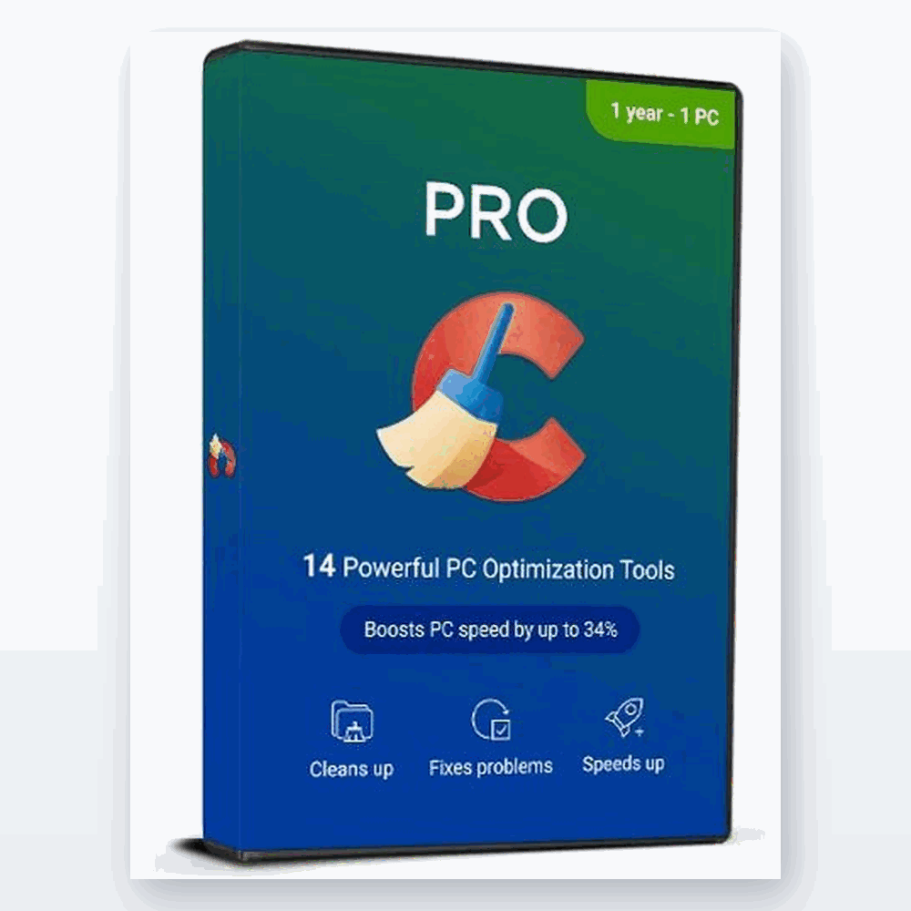 CCleaner Pro Key 1 PC 2 Year