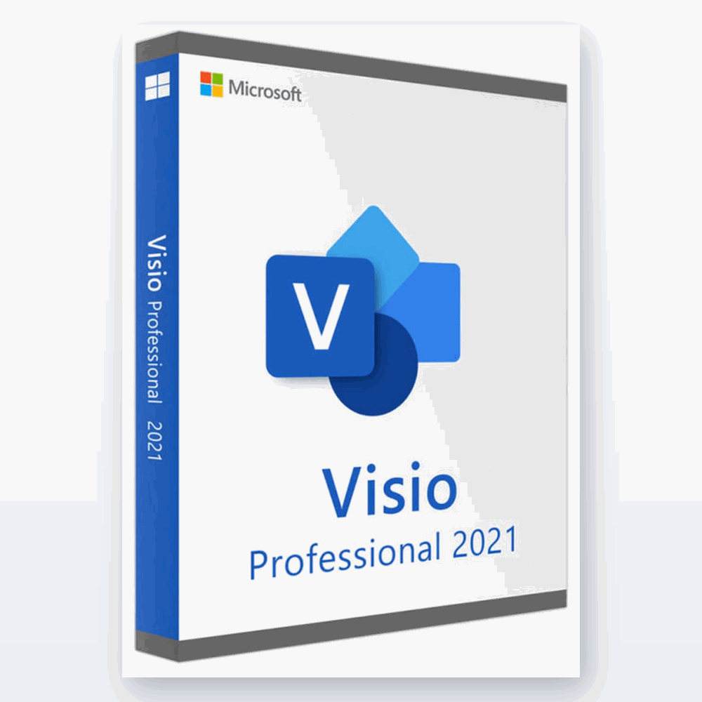 Visio Professional 2019 Retail Bind Key 1 PC